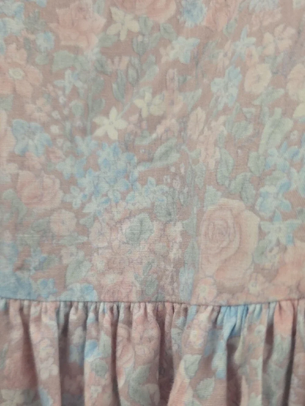 Vintage The Children's Hour Jan Briggs Floral Prairie Dress Size 10 Lace Collar